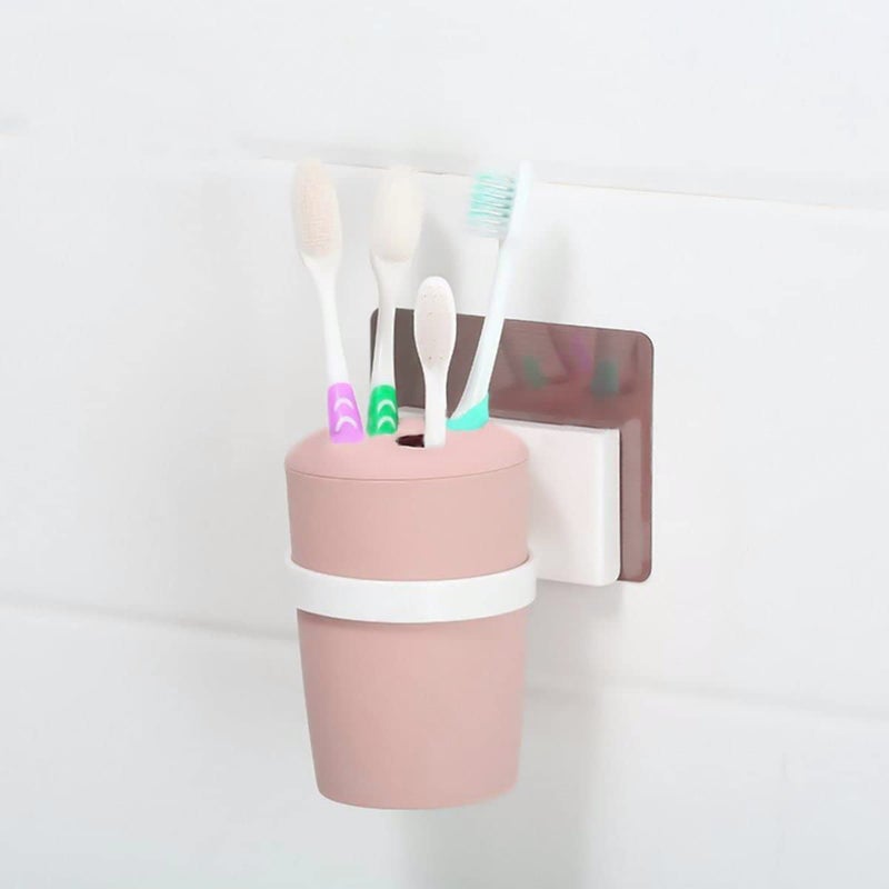 Kookee Wall Mounted Self Adhesive No-Drill Toothbrush Holder for Bathroom to Keep Brushes (ART00661) - Image 2