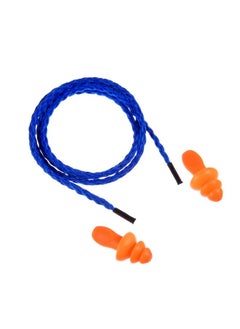 Bememo 20 Pairs Corded Ear Plugs Reusable Silicone Earplugs With String Banded Ear Plug Sleep Noise Cancelling For Hearing Protection (Blueorange)  - Image 5