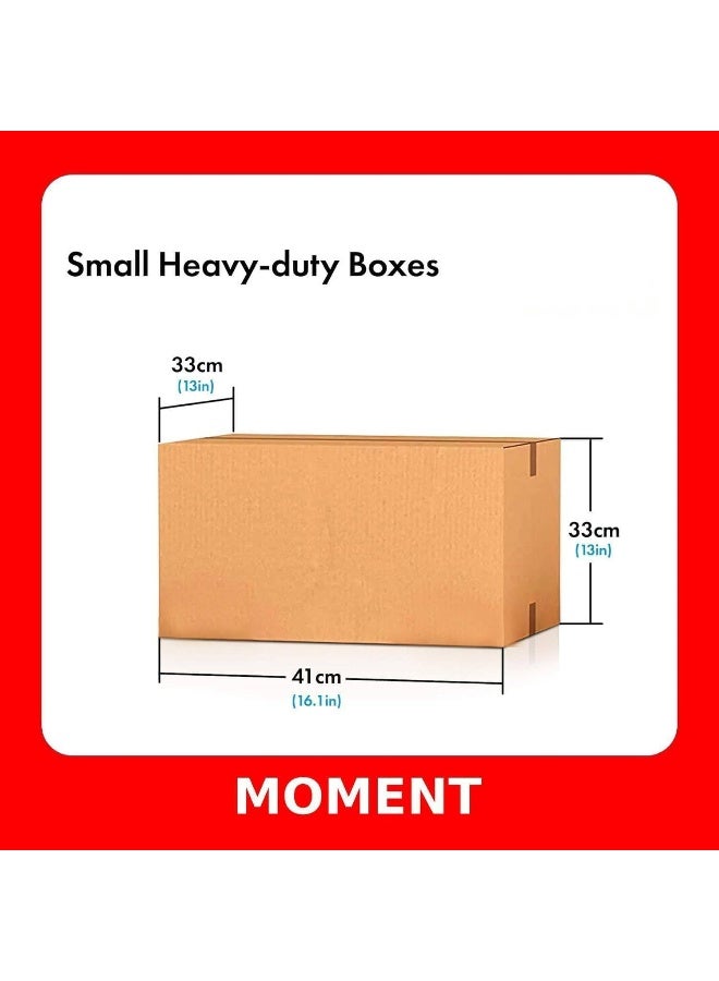 MOMENT عبوات شحن كرتونية 2 عبوة، 5 طبقات (41X33X33 سم/16X12X12 بوصة) - Image 3