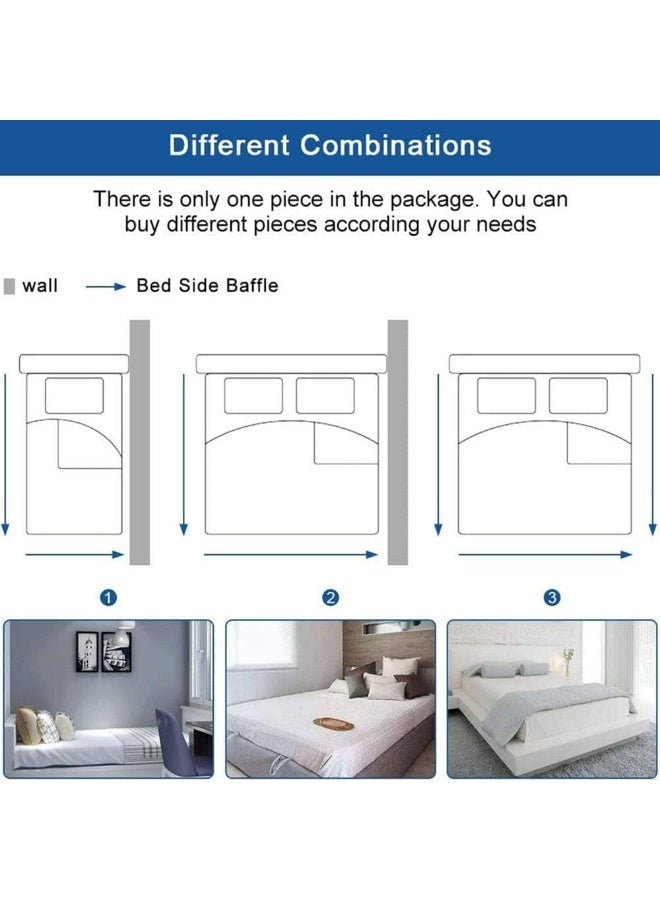 حاجز سرير الأطفال الآمن - 200 سم قابل للتعديل وسهل التركيب لحماية طفلك - Image 3