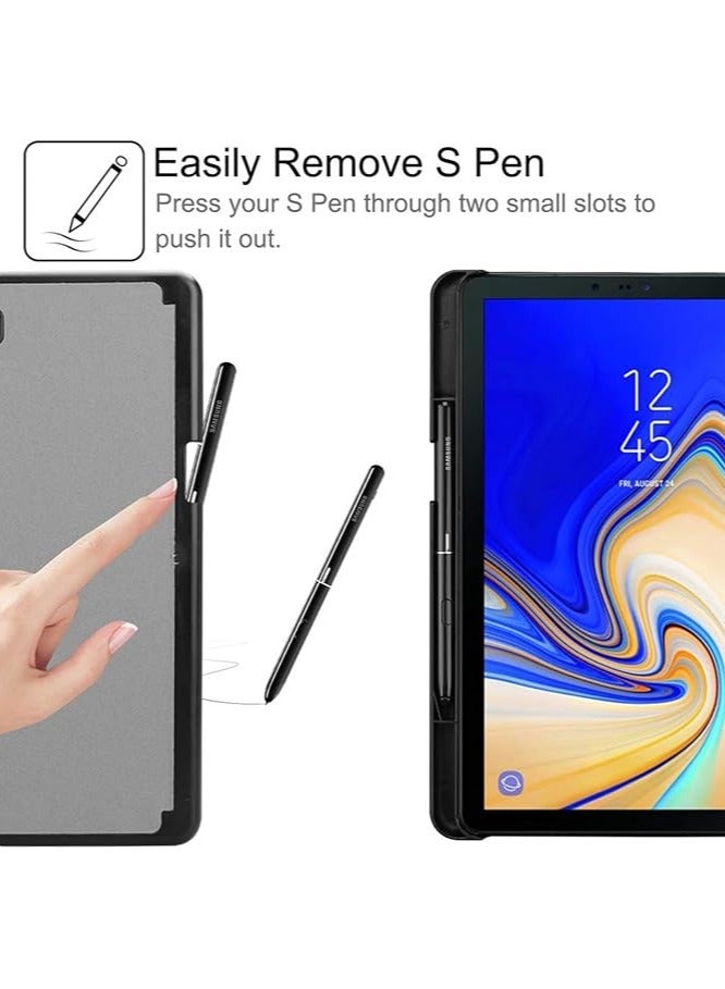 Green Tiger Galaxy Tab S4 2018 released 10.5 SM-T830 SM-T835 SM-T837 10.5inch tablet Stand Smart Cover Auto Sleep Wake Case with Pencil Holder - Image 4