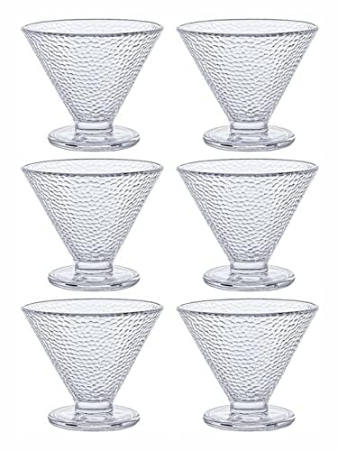 Somil Stylish Ice Cream Bowl for Ice Cream, Dessert and Pudding, Clear, 100 Ml, 10 X 10 X 8.5 Cm - Image 1