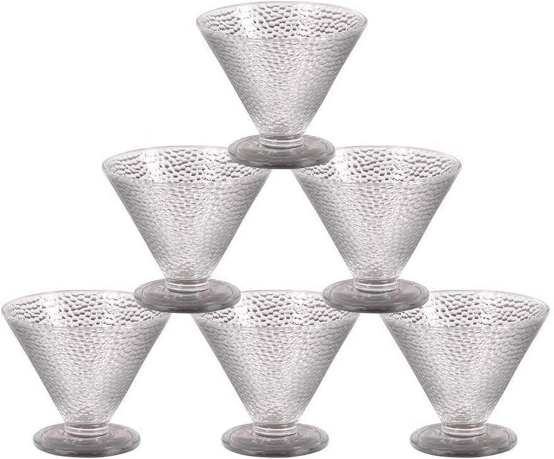 Somil Stylish Ice Cream Bowl for Ice Cream, Dessert and Pudding, Clear, 100 Ml, 10 X 10 X 8.5 Cm - Image 2