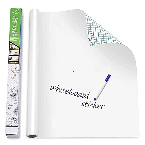 YAJNAS 4x2 Feet Whiteboard Wall Sticker for School, Office & Home | Self-Adhesive, Removable, Waterproof Whiteboard Wallpaper | Perfect for Writing, Drawing & Organizing on Smooth Surfaces - Image 1