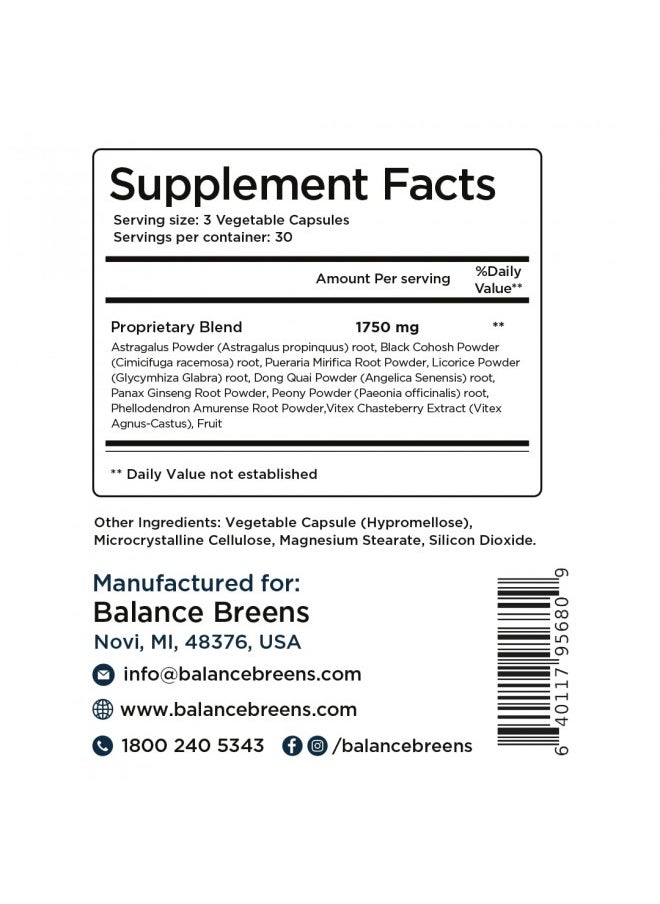 Balancebreens - Vertigo Relief Supplement 1750 Mg - Motion Sickness, Dizziness, Tinnitus, Migraine - Inner Ear Balance - Natural Alternative to Anti Vertigo Bracelet & Pillow - Image 1