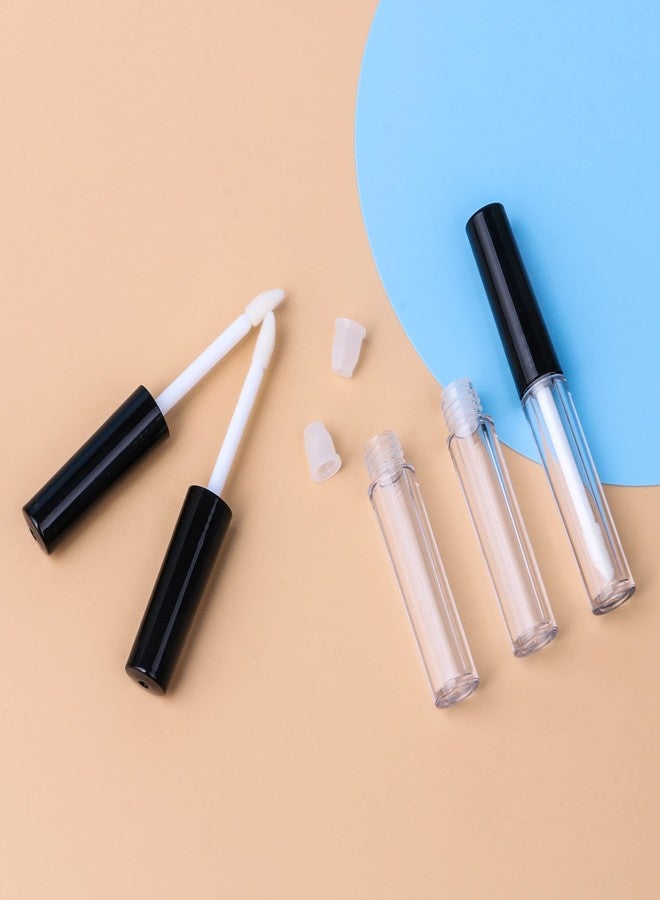 Gloss! 1.3ml Empty Lip Gloss Tube Lip Gloss Wand Bottles Containers Pack of 10 (Black Cap) - Image 3