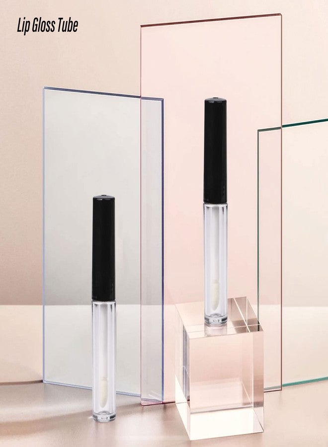 Gloss! 1.3ml Empty Lip Gloss Tube Lip Gloss Wand Bottles Containers Pack of 10 (Black Cap) - Image 2