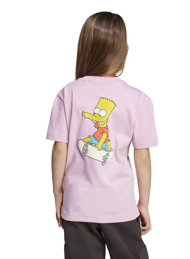 Adidas Lk Sim T Pink Training T-Shirts For Kids 18-24M