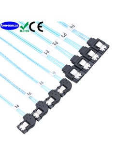 Generic SAS4.0 4SATA To 4SATA 7PIN Female Right Bend SSD SSD Data Computer Motherboard Cable-Color:Black-Length:1m  - Image 5