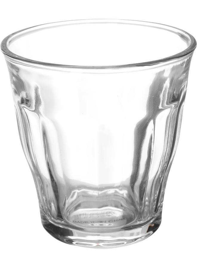Alsaif Max Glass Cups Set Ribbed 6 Pieces Clear - Image 2