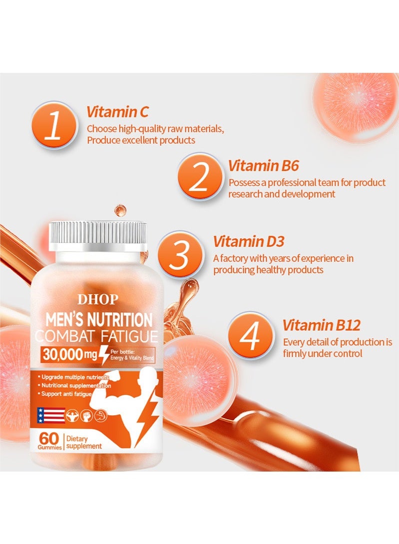 DHOP Men's Nutrition Supplement Anti Fatigue Gummies - Image 3
