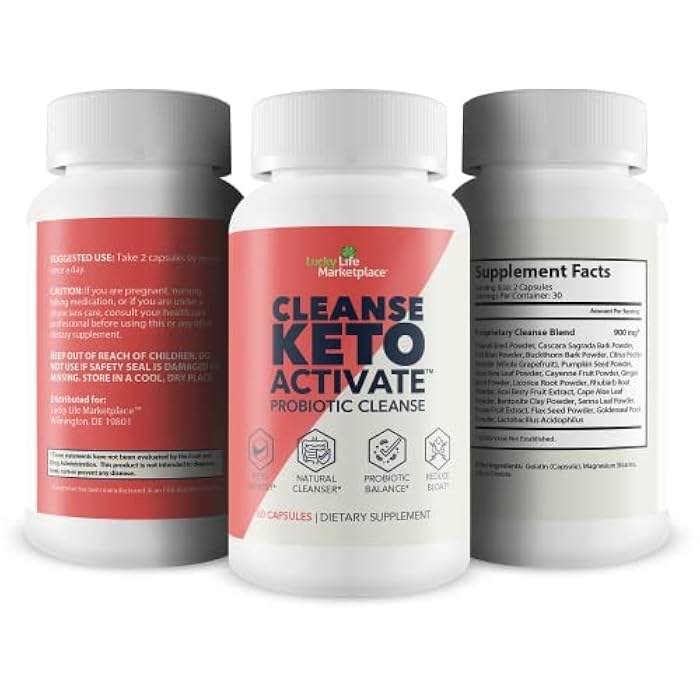 CLEANSE KETO ACTIVATE - KETO CLEANSE FOR WOMEN & MEN - HELP FLUSH TOXINS & IMPURITIES - PROMOTE REGULARITY - AID DIGESTION & DETOX - KETO CLEANSE & DETOX - SUPPORT HEALTHY BODY FUNCTION - BOOST ENERGY - Image 4