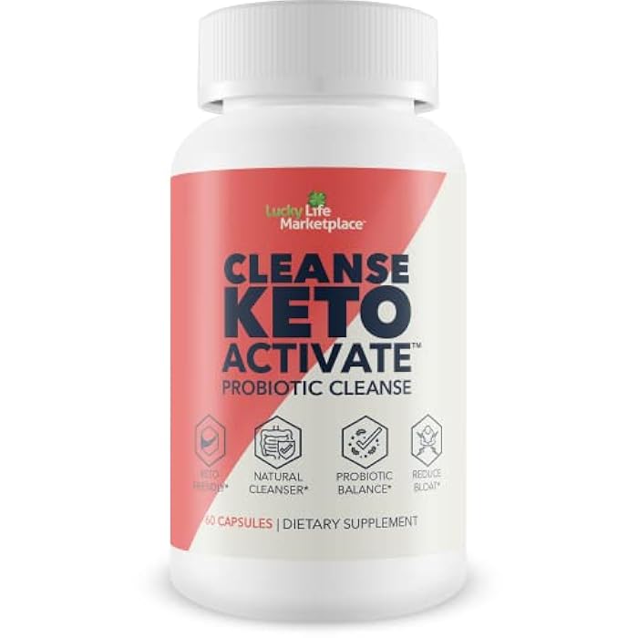 CLEANSE KETO ACTIVATE - KETO CLEANSE FOR WOMEN & MEN - HELP FLUSH TOXINS & IMPURITIES - PROMOTE REGULARITY - AID DIGESTION & DETOX - KETO CLEANSE & DETOX - SUPPORT HEALTHY BODY FUNCTION - BOOST ENERGY - Image 1