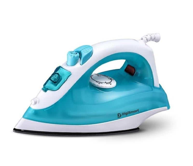 DIGISMART Misty Steam Iron Vertical & Horizontal Ironing 1500W Non-Stick Teflon Soleplate 200 ML Water Tank Come come with 1 Year Warranty - Image 1