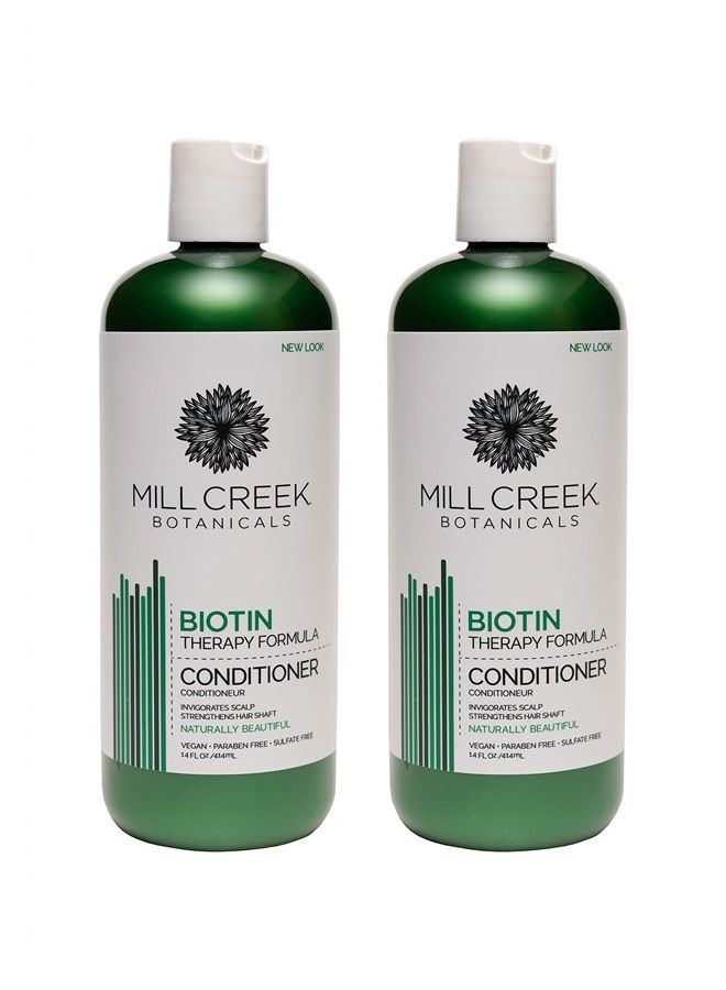 Mill Creek Biotin Conditioner 14 oz (Pack of 2)