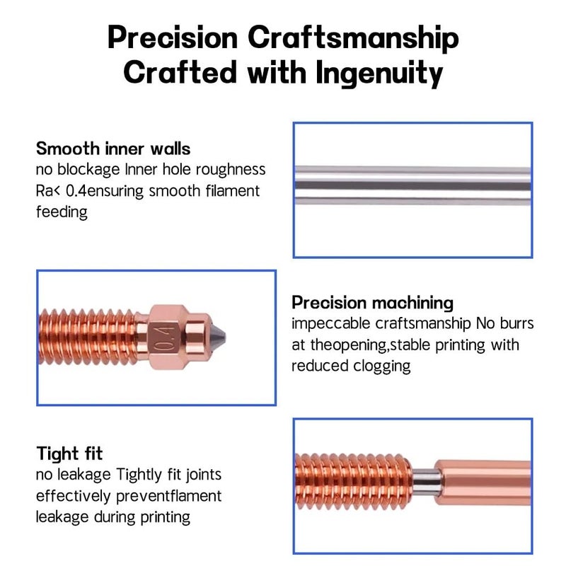 Creality K2 K2 Plus K2 Pro 3D Printer Nozzle Kit 3PC with Sock 0 8mm All Metal Quick Swap Hotend Accessories - Image 5