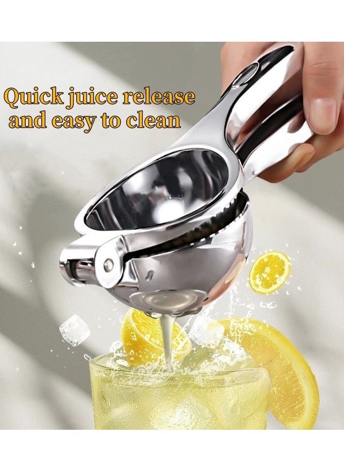 Generic - (Ramadan)Kitchen Item,201 Stainless Steel Lemon Squeezer, Premium Quality Citrus Hand Juicer for Max Extraction, Manual Juice Press for Effortless Use, Large Size - Image 1