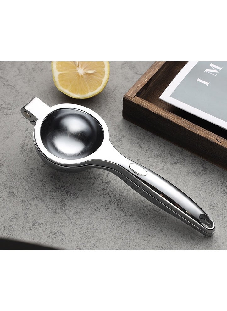 Generic - (Ramadan)Kitchen Item,201 Stainless Steel Lemon Squeezer, Premium Quality Citrus Hand Juicer for Max Extraction, Manual Juice Press for Effortless Use, Large Size - Image 1