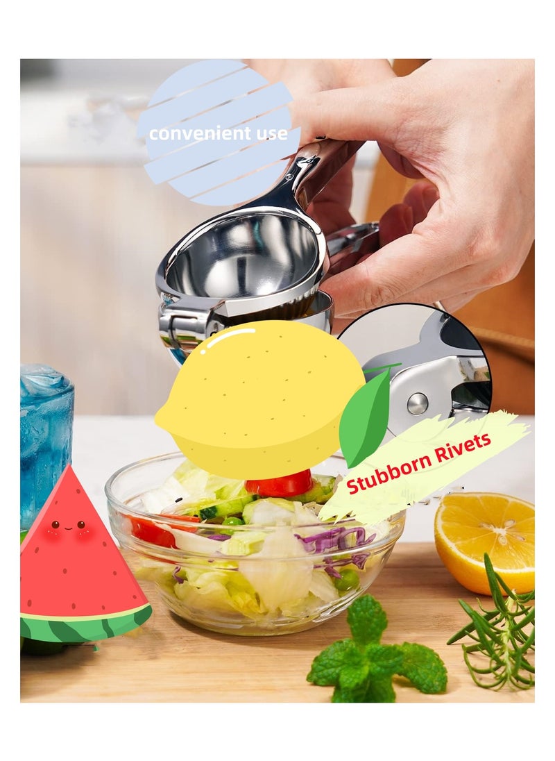 Generic - (Ramadan)Kitchen Item,201 Stainless Steel Lemon Squeezer, Premium Quality Citrus Hand Juicer for Max Extraction, Manual Juice Press for Effortless Use, Large Size - Image 1