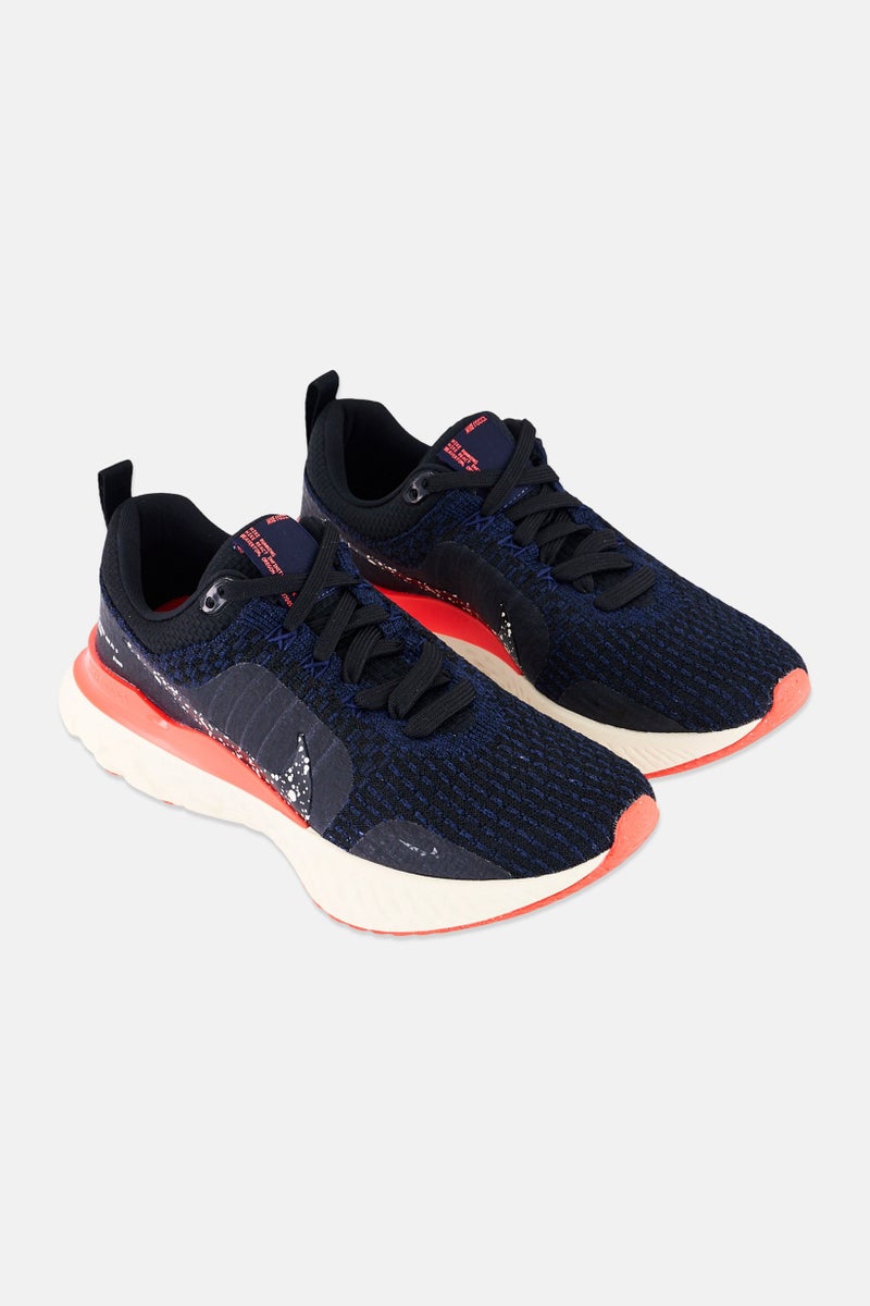 Nike Men React Infinity Lace Up Running Shoes, Multicolor - Image 1