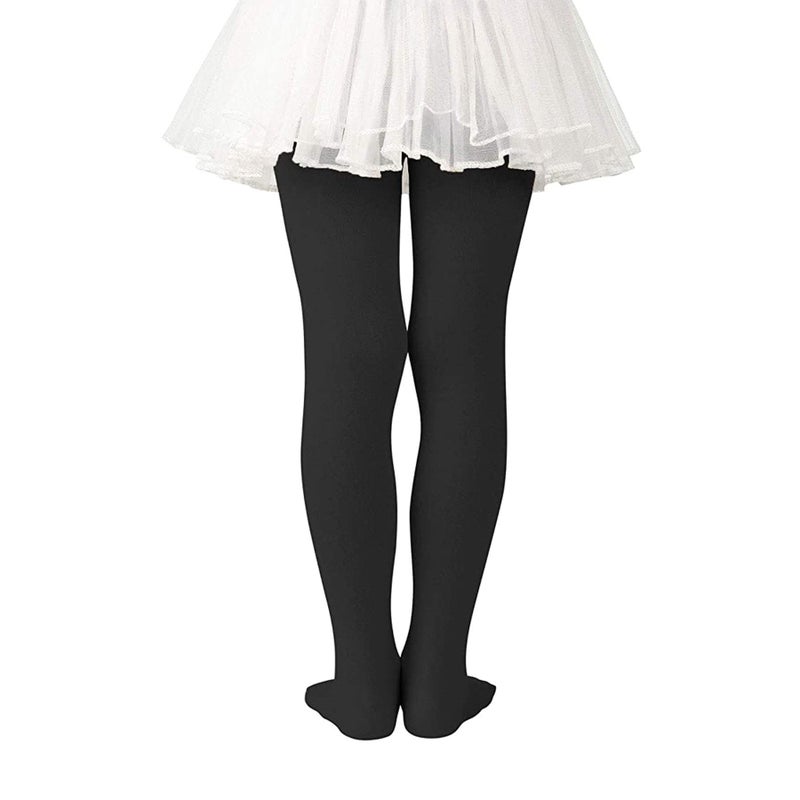 Zando Black Tights for Girls Toddler - Girls Tights Black Stockings Leggings Ballet Dance Tights for toddler girls 3-6 Black Tights - Image 3