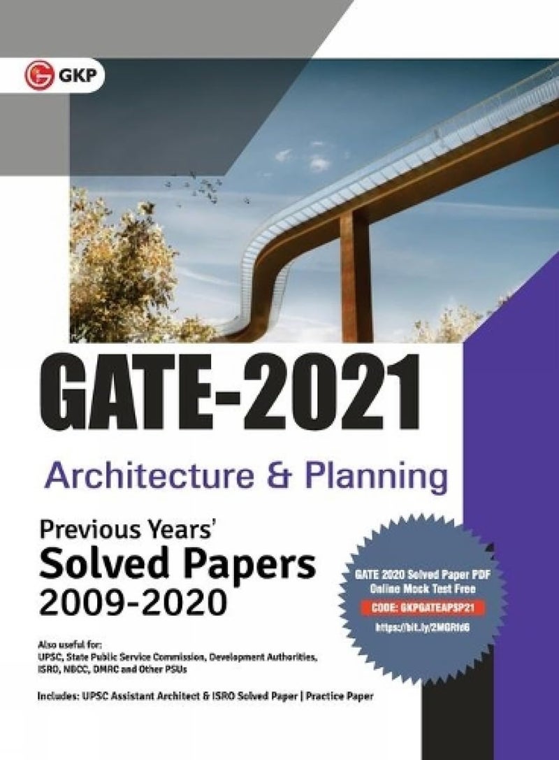 GATE 2021 - Architecture & Planning - Previous Years' Solved Papers 2009-2020 - Image 1