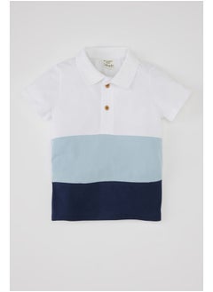 Babyboy Regular Fit Polo Neck Knitted Short Sleeve Polo T-Shirt