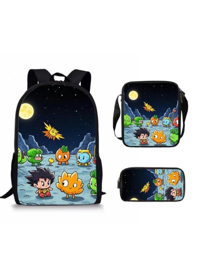 Cartoon style universal three-piece schoolbag - 627 - Image 2