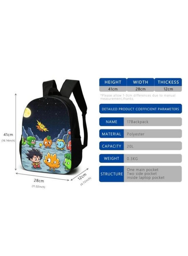 Cartoon style universal three-piece schoolbag - 627 - Image 3