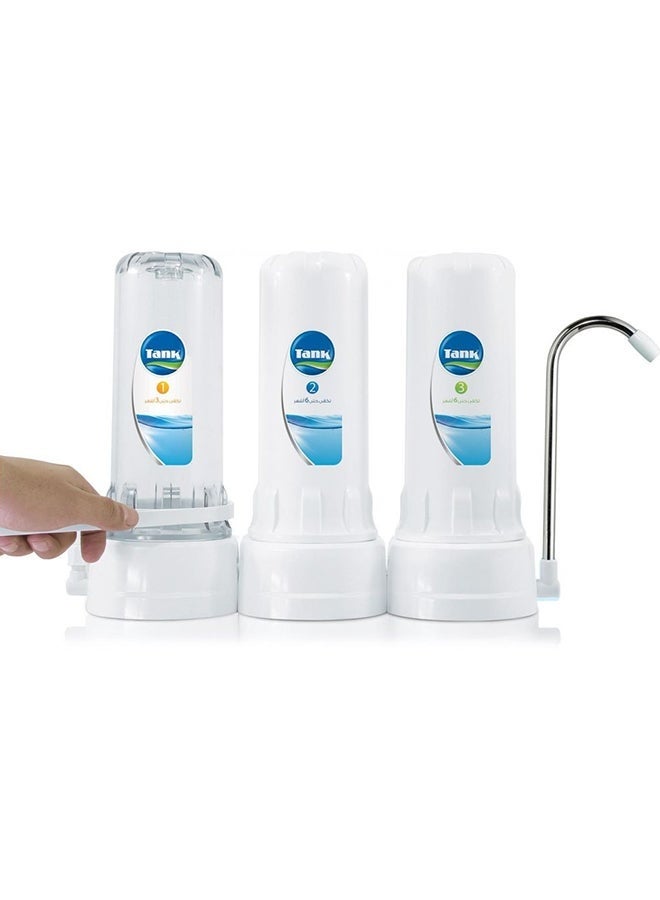 تانك فلتر تانك باور 3 مراحل أبيض/أزرق - Image 2