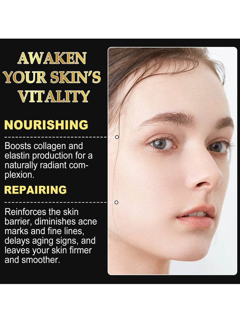 ATOANY 6Pcs Snail Mucin Glass Glow Hydrogel Face Masks Skincare Snail Mucin and Collagen Face Mask Deep Hydrating Firming Lifting Soothing for Women and Men Glass Skin Collagen Facial Mask Sheet  - Image 4