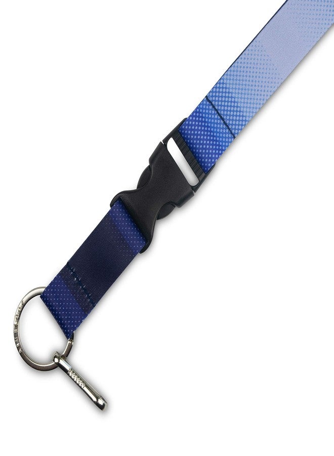 Limeloot Blue Lanyard for Keys, ID Badges, Accessories with Quick Release Buckle and Key Chain Holder. - Image 2