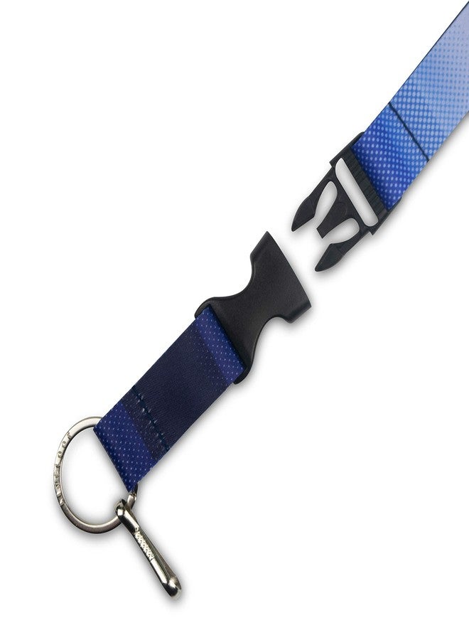 Limeloot Blue Lanyard for Keys, ID Badges, Accessories with Quick Release Buckle and Key Chain Holder. - Image 3