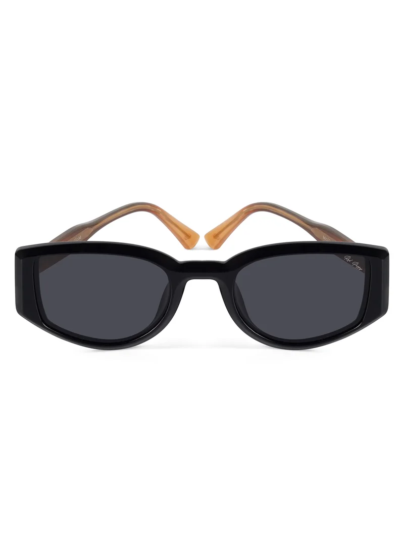 Woggles Red Pappy Alcove Orange Polarized Rectangle Sunglasses