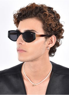 Woggles Red Pappy Alcove Orange Polarized Rectangle Sunglasses  - Image 1