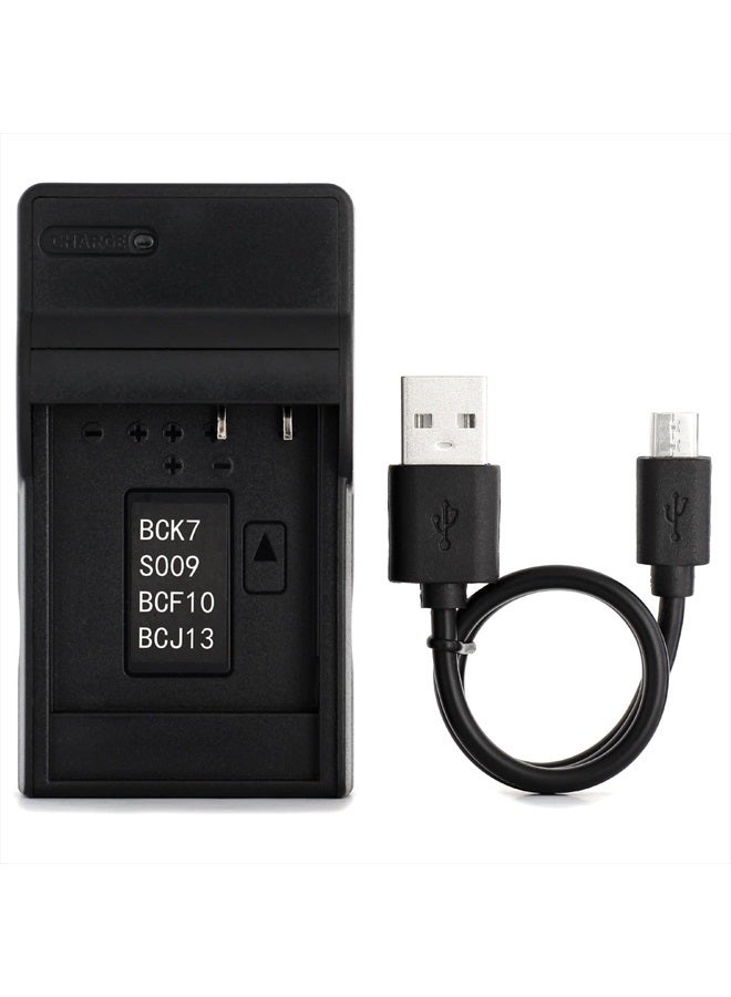 Norifon DMW-BCF10 USB Charger for Panasonic Lumix DMC-FH20, DMC-FH22, DMC-FH24, DMC-FH25, DMC-FH3, DMC-FH5, DMC-FS15, DMC-FS6, DMC-FS7, DMC-FT1, DMC-FT4, DMC-FX70, DMC-FX78, DMC-SZ1 Camera and More - Image 1