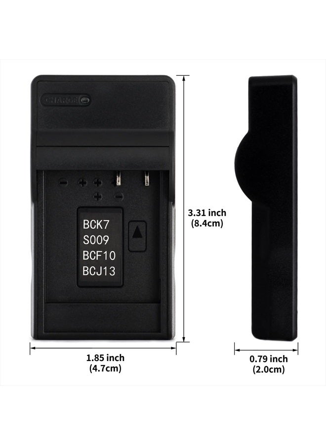 Norifon DMW-BCF10 USB Charger for Panasonic Lumix DMC-FH20, DMC-FH22, DMC-FH24, DMC-FH25, DMC-FH3, DMC-FH5, DMC-FS15, DMC-FS6, DMC-FS7, DMC-FT1, DMC-FT4, DMC-FX70, DMC-FX78, DMC-SZ1 Camera and More - Image 3