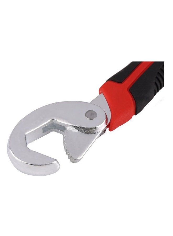 2-Piece Adjustable Quick Snap And Grip Wrench Set Black/Red Sep-32mm - Image 4