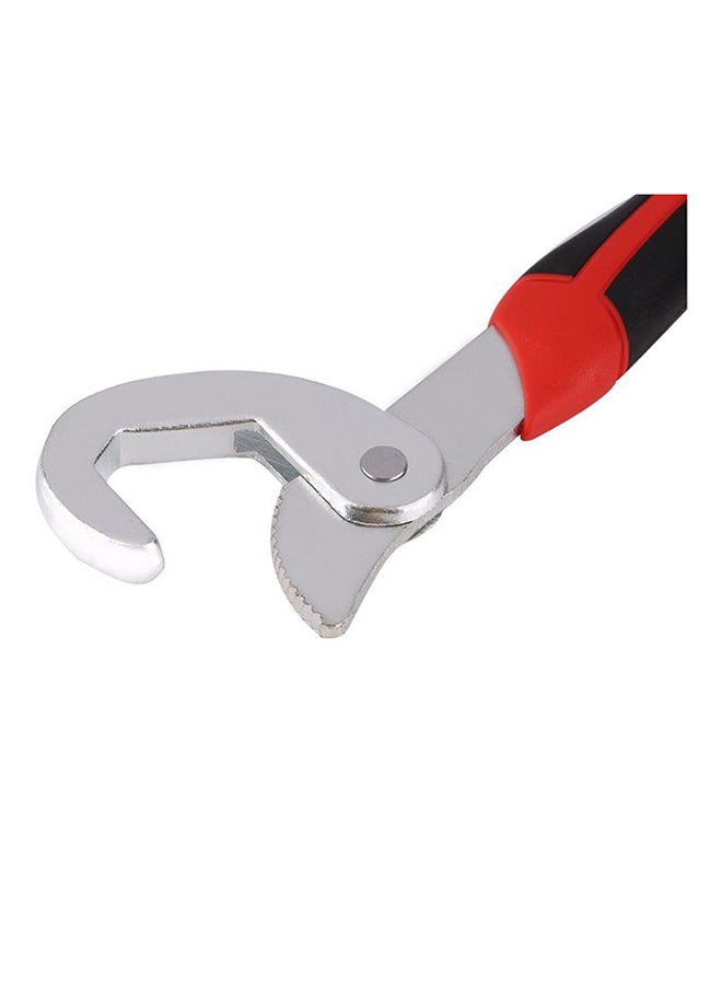 2-Piece Adjustable Quick Snap And Grip Wrench Set Black/Red Sep-32mm - Image 5