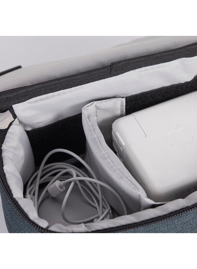 Lexon Cable Storage Pouch, Multifunctional Charging Cable And Digital Accessory Bag, Hard Drive Charging Pouch, Storage Bag, 2517 Green - Image 4