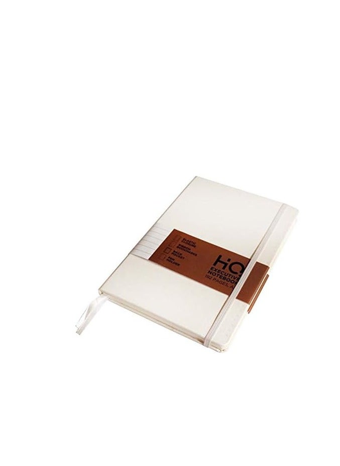 Navneet HQ A5 PU COVER JOURNAL EXECUTIVE WHITE 96 SHEETS  - Image 3