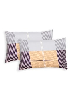 Status Contract Spring Summer Collection-Cotton Rich Double Bedsheet with 2 Pillow Covers for Bed Room, Home, Hotel-120 GSM, 210 X 215 Cm  - Image 3