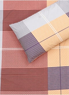 Status Contract Spring Summer Collection-Cotton Rich Double Bedsheet with 2 Pillow Covers for Bed Room, Home, Hotel-120 GSM, 210 X 215 Cm  - Image 5