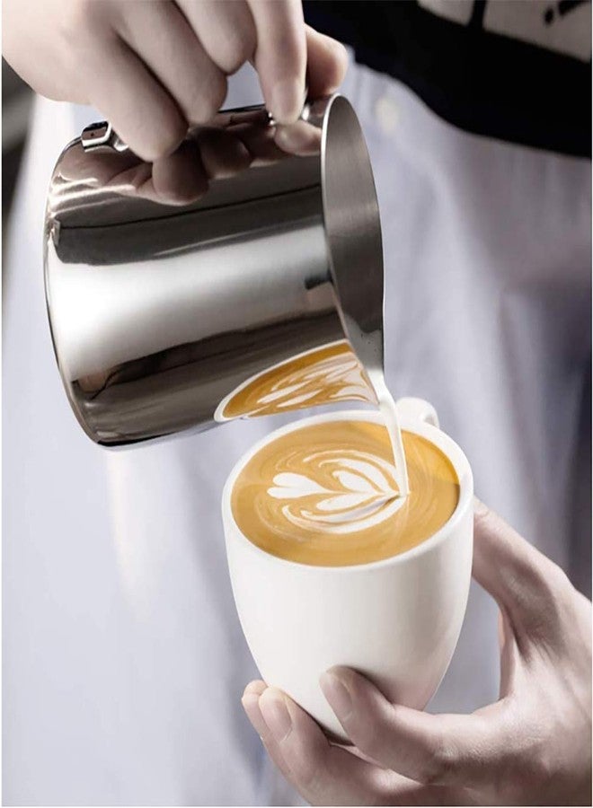 CEUTA Espresso Milk Frothing Pitchers 21oz/600ml Milk Frother Pitcher 304 Stainless Steel Barista Milk Steaming Jug Cup for Making Coffee Cappuccino Latte Art - Image 5