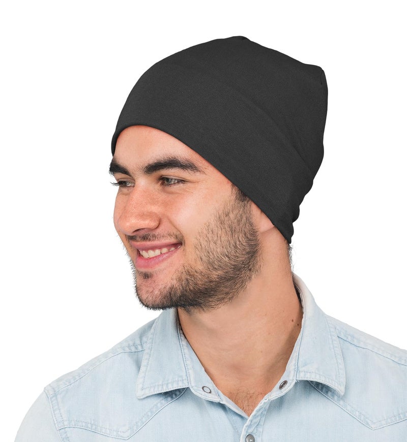 PrimeBox Unisex Helmet Skull Cap for Bikers & Cycling, Cotton Head Caps, Hair Inner Helmet Cover Cap for Men Women, Skull Cap Pack of 3pcs combo - Image 3
