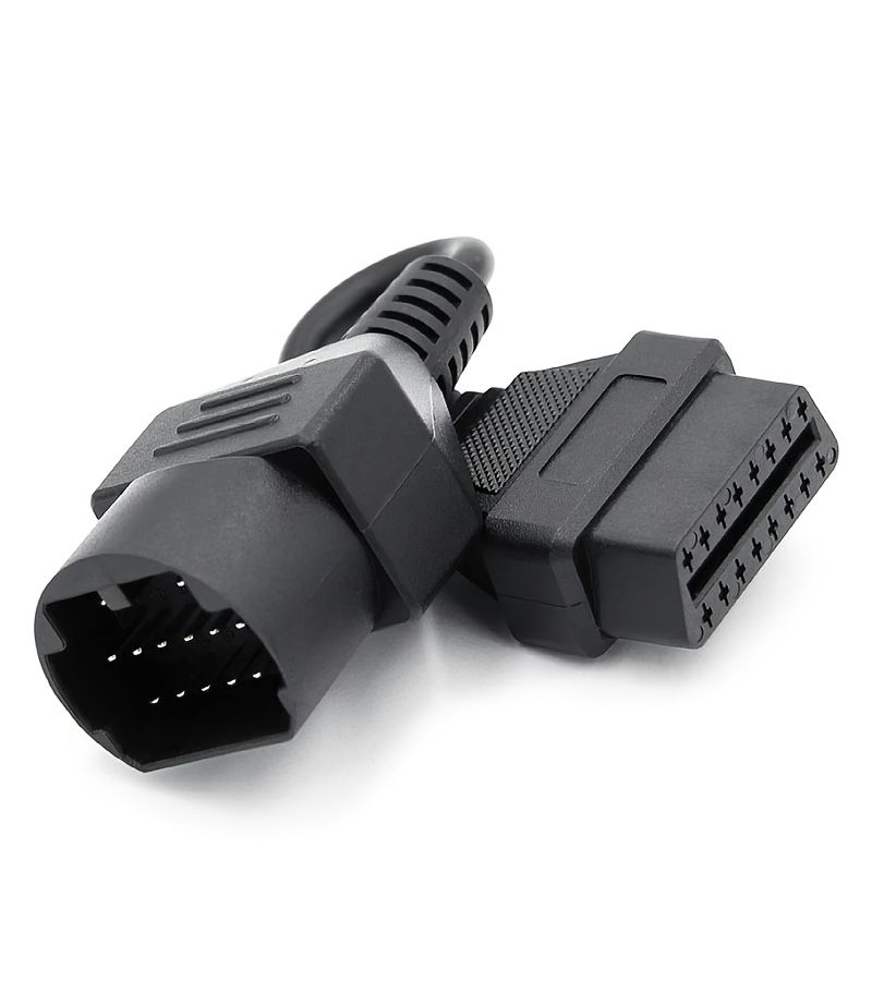 Black OBD1 to OBD2 Adapter Cable 17 Pin to 16 Pin Connector - Image 5