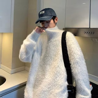 Casual Oversized Lamb Wool Knitwear Top M87 creamy-white - pzsku/Z3BEC5967C501EA11476CZ/45/1746227125/a3c0ffc8-9802-4f8c-83de-fb43322b36f9