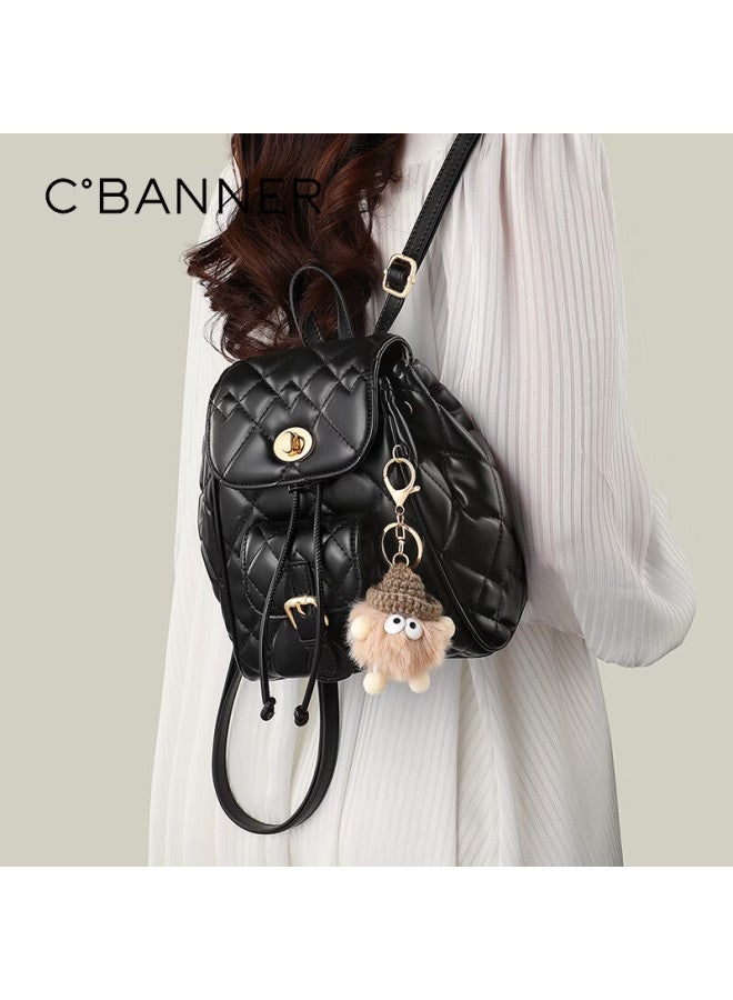 C.banner Women's Backpack Chic Quilted Small Backpack Lightweight Luxury Niche Versatile Birthday Women's Day Gift - Image 1