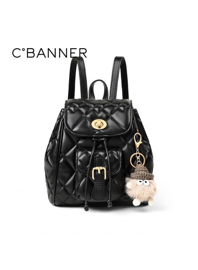 C.banner Women's Backpack Chic Quilted Small Backpack Lightweight Luxury Niche Versatile Birthday Women's Day Gift - Image 3