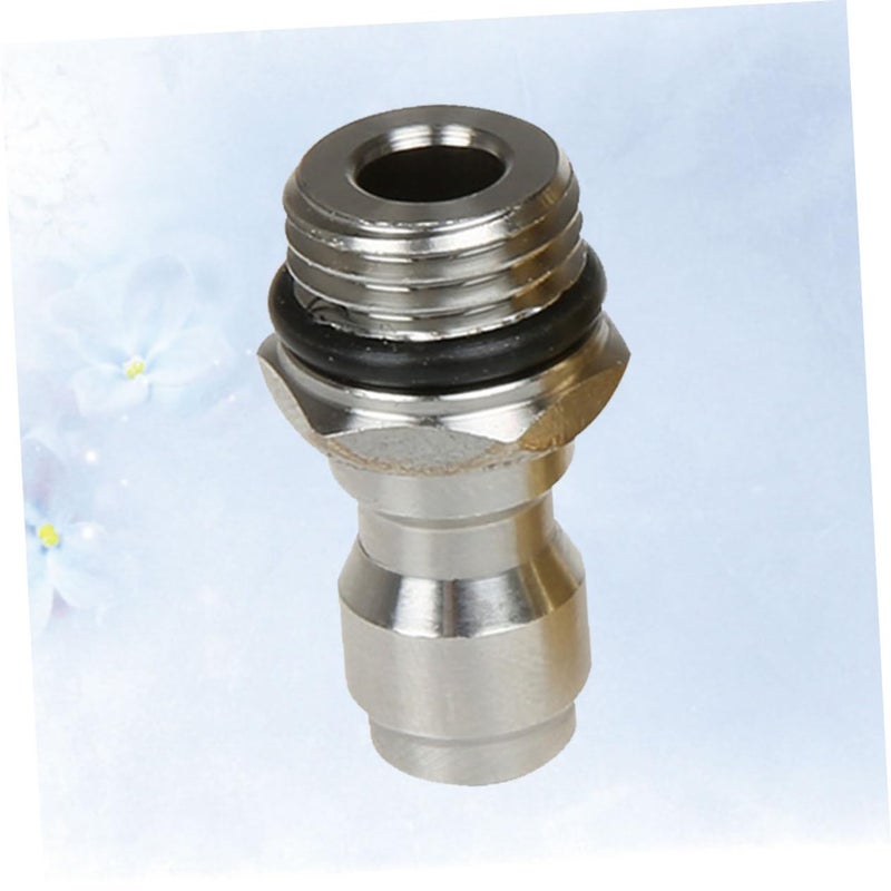 Stainless Steel High Pressure Washer Quick Coupler Set 14mm Male Adapter Hose Fitting - Image 3